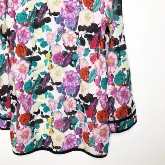 BAR III FRONT ROW Floral Blouse  - Picture 9 of 10